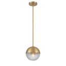 One Light Mini Pendant<br /><span style="color:#4AB0CE;">Entrega: 4-10 dias en USA</span><br /><span style="color:#4AB0CE;font-size:60%;">PREGUNTE POR ENTREGA EN PANAMA</span><br />Collection: Luniva<br />Finish: Legacy Brass