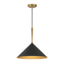 One Light Pendant<br /><span style="color:#4AB0CE;">Entrega: 4-10 dias en USA</span><br /><span style="color:#4AB0CE;font-size:60%;">PREGUNTE POR ENTREGA EN PANAMA</span><br />Collection: Cortan<br />Finish: Legacy Brass