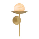 One Light Wall Sconce<br /><span style="color:#4AB0CE;">Entrega: 4-10 dias en USA</span><br /><span style="color:#4AB0CE;font-size:60%;">PREGUNTE POR ENTREGA EN PANAMA</span><br />Collection: Olenne<br />Finish: Legacy Brass