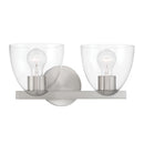 Two Light Vanity<br /><span style="color:#4AB0CE;">Entrega: 4-10 dias en USA</span><br /><span style="color:#4AB0CE;font-size:60%;">PREGUNTE POR ENTREGA EN PANAMA</span><br />Collection: Noellea<br />Finish: Brushed Nickel