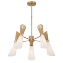 Five Light Chandelier<br /><span style="color:#4AB0CE;">Entrega: 4-10 dias en USA</span><br /><span style="color:#4AB0CE;font-size:60%;">PREGUNTE POR ENTREGA EN PANAMA</span><br />Collection: Vantrel<br />Finish: Legacy Brass