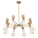 Eight Light Chandelier<br /><span style="color:#4AB0CE;">Entrega: 4-10 dias en USA</span><br /><span style="color:#4AB0CE;font-size:60%;">PREGUNTE POR ENTREGA EN PANAMA</span><br />Collection: Vantrel<br />Finish: Legacy Brass