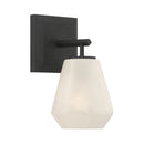 One Light Bath Sconce<br /><span style="color:#4AB0CE;">Entrega: 4-10 dias en USA</span><br /><span style="color:#4AB0CE;font-size:60%;">PREGUNTE POR ENTREGA EN PANAMA</span><br />Collection: Siena<br />Finish: Dark Matte Black