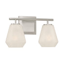 Two Light Vanity<br /><span style="color:#4AB0CE;">Entrega: 4-10 dias en USA</span><br /><span style="color:#4AB0CE;font-size:60%;">PREGUNTE POR ENTREGA EN PANAMA</span><br />Collection: Siena<br />Finish: Brushed Nickel