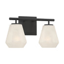 Two Light Vanity<br /><span style="color:#4AB0CE;">Entrega: 4-10 dias en USA</span><br /><span style="color:#4AB0CE;font-size:60%;">PREGUNTE POR ENTREGA EN PANAMA</span><br />Collection: Siena<br />Finish: Dark Matte Black