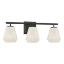 Three Light Vanity<br /><span style="color:#4AB0CE;">Entrega: 2-3 semanas en USA</span><br /><span style="color:#4AB0CE;font-size:60%;">PREGUNTE POR ENTREGA EN PANAMA</span><br />Collection: Siena<br />Finish: Dark Matte Black