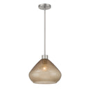 One Light Pendant<br /><span style="color:#4AB0CE;">Entrega: 4-10 dias en USA</span><br /><span style="color:#4AB0CE;font-size:60%;">PREGUNTE POR ENTREGA EN PANAMA</span><br />Collection: Elaris<br />Finish: Brushed Nickel