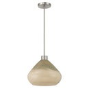 One Light Pendant<br /><span style="color:#4AB0CE;">Entrega: 4-10 dias en USA</span><br /><span style="color:#4AB0CE;font-size:60%;">PREGUNTE POR ENTREGA EN PANAMA</span><br />Collection: Elaris<br />Finish: Brushed Nickel