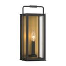 One Light Outdoor Wall Sconce<br /><span style="color:#4AB0CE;">Entrega: 4-10 dias en USA</span><br /><span style="color:#4AB0CE;font-size:60%;">PREGUNTE POR ENTREGA EN PANAMA</span><br />Collection: Aberdeen<br />Finish: Sand Coal Black