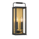 Two Light Outdoor Wall Sconce<br /><span style="color:#4AB0CE;">Entrega: 4-10 dias en USA</span><br /><span style="color:#4AB0CE;font-size:60%;">PREGUNTE POR ENTREGA EN PANAMA</span><br />Collection: Aberdeen<br />Finish: Sand Coal Black