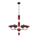 Six Light Chandelier<br /><span style="color:#4AB0CE;">Entrega: 4-10 dias en USA</span><br /><span style="color:#4AB0CE;font-size:60%;">PREGUNTE POR ENTREGA EN PANAMA</span><br />Collection: Verde<br />Finish: Satin Brass