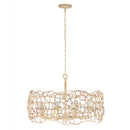 Eight Light Chandelier<br /><span style="color:#4AB0CE;">Entrega: 4-10 dias en USA</span><br /><span style="color:#4AB0CE;font-size:60%;">PREGUNTE POR ENTREGA EN PANAMA</span><br />Collection: Reef<br />Finish: Warm Ivory