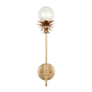 One Light Wall Sconce<br /><span style="color:#4AB0CE;">Entrega: 5-6 semanas en USA</span><br /><span style="color:#4AB0CE;font-size:60%;">PREGUNTE POR ENTREGA EN PANAMA</span><br />Collection: Florette<br />Finish: Modern Gold