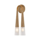 Troy Lighting - B5516-PBR - Two Light Wall Sconce - Hawke - Patina Brass
