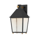 Troy Lighting - B5716-TBK/PBR - One Light Wall Sconce - Gladden - Texture Black