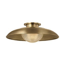 Troy Lighting - C4118-PBR - One Light Semi Flush Mount - Braxton - Patina Brass