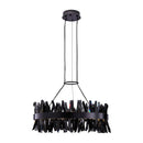LED Chandelier<br /><span style="color:#4AB0CE;">Entrega: 4-10 dias en USA</span><br /><span style="color:#4AB0CE;font-size:60%;">PREGUNTE POR ENTREGA EN PANAMA</span><br />Collection: Glacier<br />Finish: Black Nickel