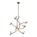LED Chandelier<br /><span style="color:#4AB0CE;">Entrega: 3-4 semanas en USA</span><br /><span style="color:#4AB0CE;font-size:60%;">PREGUNTE POR ENTREGA EN PANAMA</span><br />Collection: Bilancia<br />Finish: True Brass
