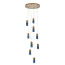 LED Chandelier<br /><span style="color:#4AB0CE;">Entrega: 3-4 semanas en USA</span><br /><span style="color:#4AB0CE;font-size:60%;">PREGUNTE POR ENTREGA EN PANAMA</span><br />Collection: Kiriko<br />Finish: Winter Brass