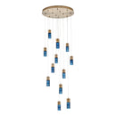 LED Chandelier<br /><span style="color:#4AB0CE;">Entrega: 3-4 semanas en USA</span><br /><span style="color:#4AB0CE;font-size:60%;">PREGUNTE POR ENTREGA EN PANAMA</span><br />Collection: Kiriko<br />Finish: Winter Brass