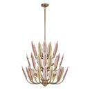 22 Light Chandelier<br /><span style="color:#4AB0CE;">Entrega: 5-6 semanas en USA</span><br /><span style="color:#4AB0CE;font-size:60%;">PREGUNTE POR ENTREGA EN PANAMA</span><br />Collection: Autumna<br />Finish: Brushed Champagne Gold
