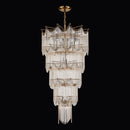 40 Light Chandelier<br /><span style="color:#4AB0CE;">Entrega: 5-6 semanas en USA</span><br /><span style="color:#4AB0CE;font-size:60%;">PREGUNTE POR ENTREGA EN PANAMA</span><br />Collection: Adorn<br />Finish: Vintage Brass