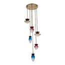 Six Light Chandelier<br /><span style="color:#4AB0CE;">Entrega: 2-3 semanas en USA</span><br /><span style="color:#4AB0CE;font-size:60%;">PREGUNTE POR ENTREGA EN PANAMA</span><br />Collection: Bolsa<br />Finish: Winter Brass