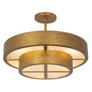 Eight Light Convertible Pendant / Semi-Flush<br /><span style="color:#4AB0CE;">Entrega: 8-9 semanas en USA</span><br /><span style="color:#4AB0CE;font-size:60%;">PREGUNTE POR ENTREGA EN PANAMA</span><br />Collection: Moda<br />Finish: Rustic Gold