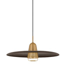 Troy Lighting - F2625-PBR/BRZ - One Light Pendant - Gilroy - Patina Brass