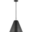 One Light Pendant<br /><span style="color:#4AB0CE;">Entrega: 4-10 dias en USA</span><br /><span style="color:#4AB0CE;font-size:60%;">PREGUNTE POR ENTREGA EN PANAMA</span><br />Collection: Gordon<br />Finish: Midnight Black