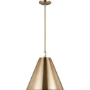 One Light Pendant<br /><span style="color:#4AB0CE;">Entrega: 4-10 dias en USA</span><br /><span style="color:#4AB0CE;font-size:60%;">PREGUNTE POR ENTREGA EN PANAMA</span><br />Collection: Gordon<br />Finish: Satin Brass