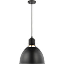 One Light Pendant<br /><span style="color:#4AB0CE;">Entrega: 4-10 dias en USA</span><br /><span style="color:#4AB0CE;font-size:60%;">PREGUNTE POR ENTREGA EN PANAMA</span><br />Collection: Huey<br />Finish: Midnight Black