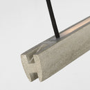 Visual Comfort Modern - MDLS79727BHC - LED Linear Chandelier - Lino - Honed Concrete
