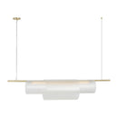 LED Linear Chandelier<br /><span style="color:#4AB0CE;">Entrega: 4-10 dias en USA</span><br /><span style="color:#4AB0CE;font-size:60%;">PREGUNTE POR ENTREGA EN PANAMA</span><br />Collection: Trace<br />Finish: Hand-Rubbed Antique Brass