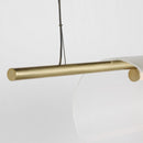 LED Linear Chandelier<br /><span style="color:#4AB0CE;">Entrega: 4-10 dias en USA</span><br /><span style="color:#4AB0CE;font-size:60%;">PREGUNTE POR ENTREGA EN PANAMA</span><br />Collection: Trace<br />Finish: Hand-Rubbed Antique Brass