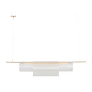 LED Linear Chandelier<br /><span style="color:#4AB0CE;">Entrega: 4-10 dias en USA</span><br /><span style="color:#4AB0CE;font-size:60%;">PREGUNTE POR ENTREGA EN PANAMA</span><br />Collection: Trace<br />Finish: Hand-Rubbed Antique Brass