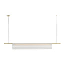 LED Linear Chandelier<br /><span style="color:#4AB0CE;">Entrega: 2-3 semanas en USA</span><br /><span style="color:#4AB0CE;font-size:60%;">PREGUNTE POR ENTREGA EN PANAMA</span><br />Collection: Trace<br />Finish: Hand-Rubbed Antique Brass
