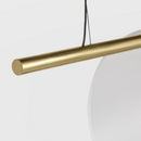 LED Linear Chandelier<br /><span style="color:#4AB0CE;">Entrega: 4-10 dias en USA</span><br /><span style="color:#4AB0CE;font-size:60%;">PREGUNTE POR ENTREGA EN PANAMA</span><br />Collection: Trace<br />Finish: Hand-Rubbed Antique Brass