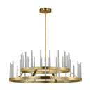 LED Chandelier<br /><span style="color:#4AB0CE;">Entrega: 4-10 dias en USA</span><br /><span style="color:#4AB0CE;font-size:60%;">PREGUNTE POR ENTREGA EN PANAMA</span><br />Collection: Sagrada<br />Finish: Hand-Rubbed Antique Brass