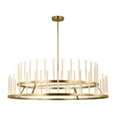 LED Chandelier<br /><span style="color:#4AB0CE;">Entrega: 4-10 dias en USA</span><br /><span style="color:#4AB0CE;font-size:60%;">PREGUNTE POR ENTREGA EN PANAMA</span><br />Collection: Sagrada<br />Finish: Hand-Rubbed Antique Brass