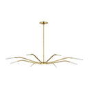 LED Chandelier<br /><span style="color:#4AB0CE;">Entrega: 4-10 dias en USA</span><br /><span style="color:#4AB0CE;font-size:60%;">PREGUNTE POR ENTREGA EN PANAMA</span><br />Collection: Lajos<br />Finish: Hand-Rubbed Antique Brass