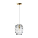 One Light Pendant<br /><span style="color:#4AB0CE;">Entrega: 4-10 dias en USA</span><br /><span style="color:#4AB0CE;font-size:60%;">PREGUNTE POR ENTREGA EN PANAMA</span><br />Collection: Audra<br />Finish: Hand-Rubbed Antique Brass
