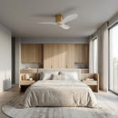 Visual Comfort Fan - 3MAVHSM44BBSRZW - 44" Ceiling Fan - Maverick - Burnished Brass