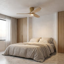 Visual Comfort Fan - 3SYRHSM44BBSWWOD - 44" Ceiling Fan - Seyra - Burnished Brass