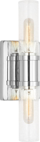 Two Light Vanity<br /><span style="color:#4AB0CE;">Entrega: 4-10 dias en USA</span><br /><span style="color:#4AB0CE;font-size:60%;">PREGUNTE POR ENTREGA EN PANAMA</span><br />Collection: Keaton<br />Finish: Chrome | Chrome