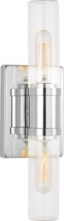 Two Light Vanity<br /><span style="color:#4AB0CE;">Entrega: 4-10 dias en USA</span><br /><span style="color:#4AB0CE;font-size:60%;">PREGUNTE POR ENTREGA EN PANAMA</span><br />Collection: Keaton<br />Finish: Chrome | Chrome