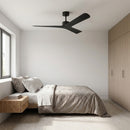 Visual Comfort Fan - 3TPKSM57MBK - 57" Ceiling Fan - Tri Plank - Midnight Black