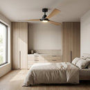 Visual Comfort Fan - 3TRLSM60MBKNHD - 60" Ceiling Fan - Trillium - Midnight Black
