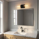 Visual Comfort Studio - 4565002CC-112 - Two Light Vanity - Keaton - Midnight Black | Midnight Black