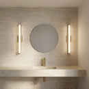 Generation Lighting - GLV1541SB-L - LED Vanity - Cavitt - Satin Brass